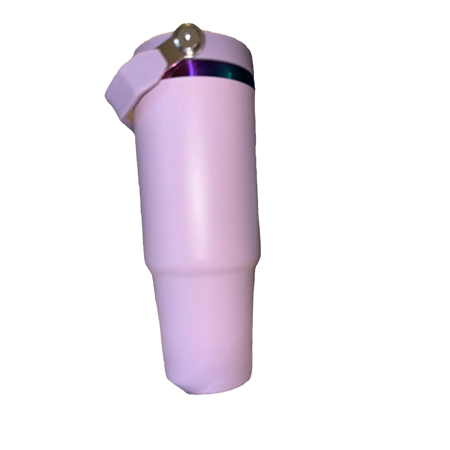 Rainbow Tumbler  in Teal, Light Pink, Light Purple, Bright Pink with Flip up Straw  30 o MM