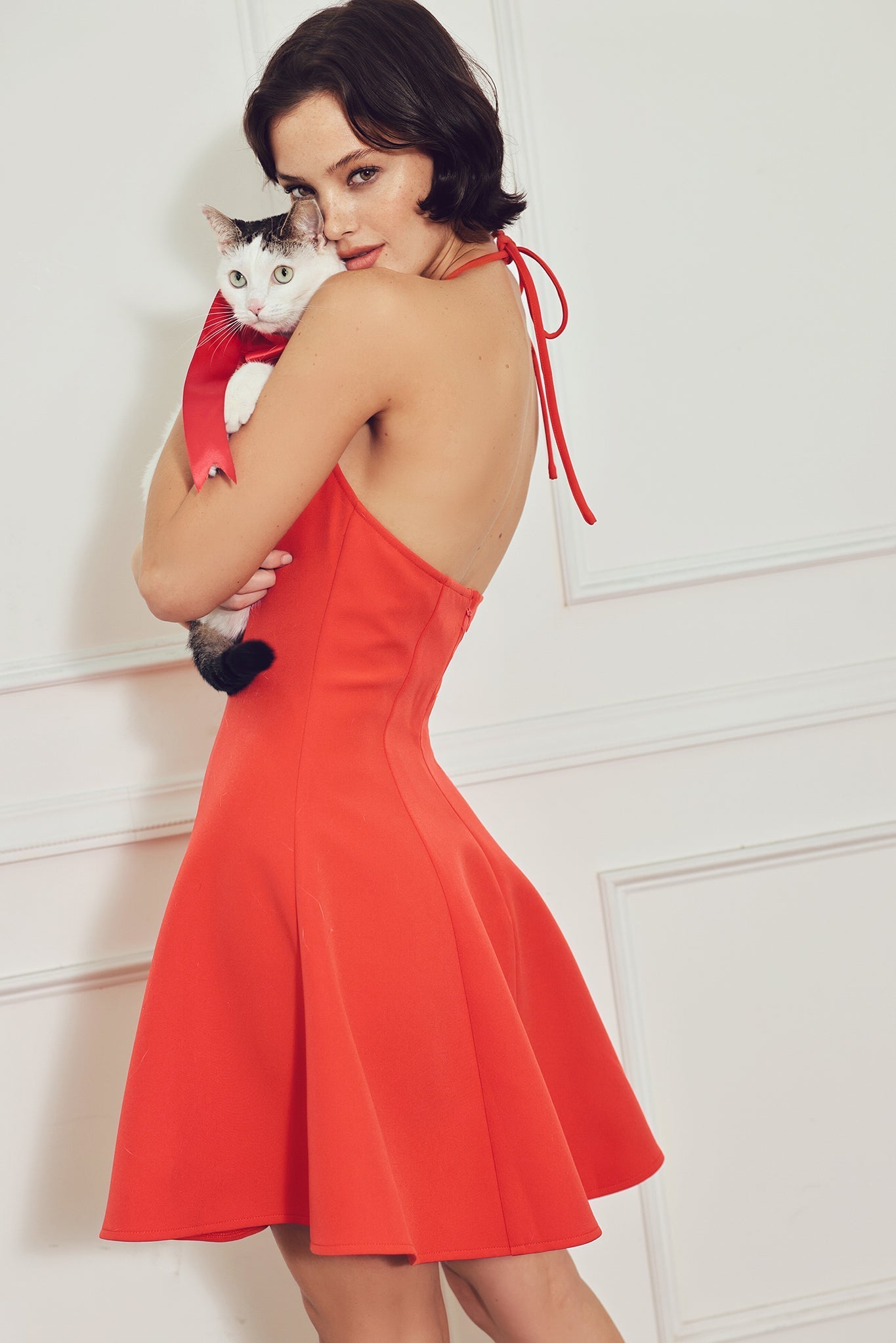 RODEO ROMANCE WOVEN MINI DRESS Flying Tomato