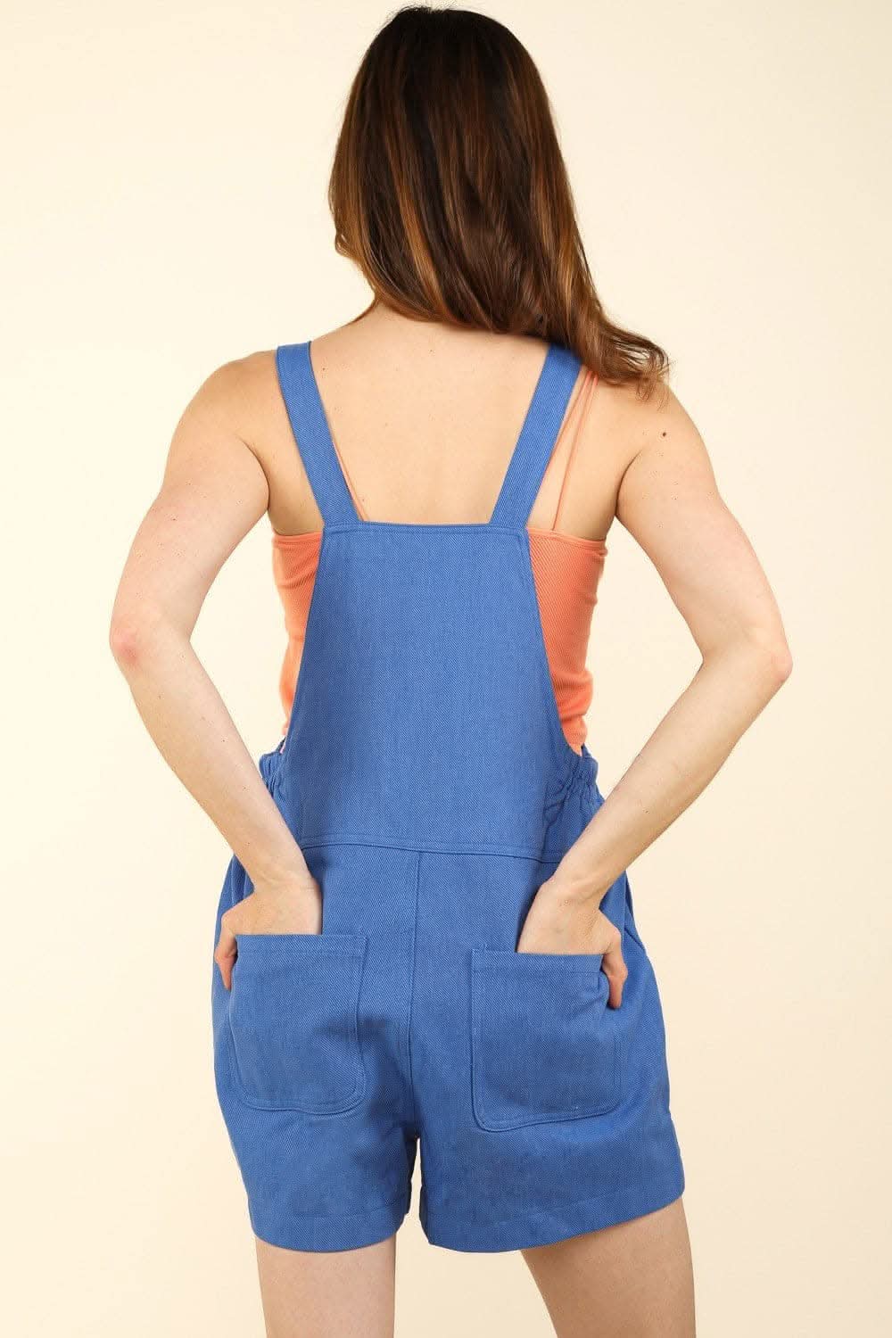 VERY J Adjustable Suspender Overalls with Pockets - Love Salve 