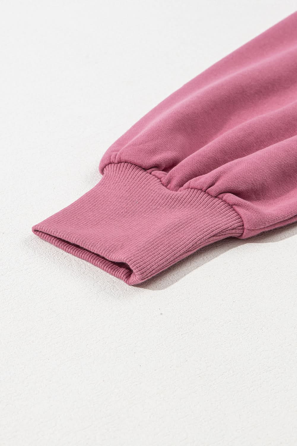 Valerian Solid Kangaroo Pocket Half Zipper Oversized Hoodie 