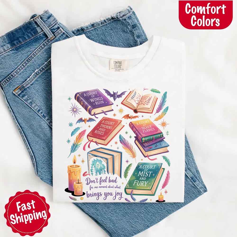 Velaris Book Lover Tee – Comfort Colors Bat Boys SJM Gift Adorb Custom Tees