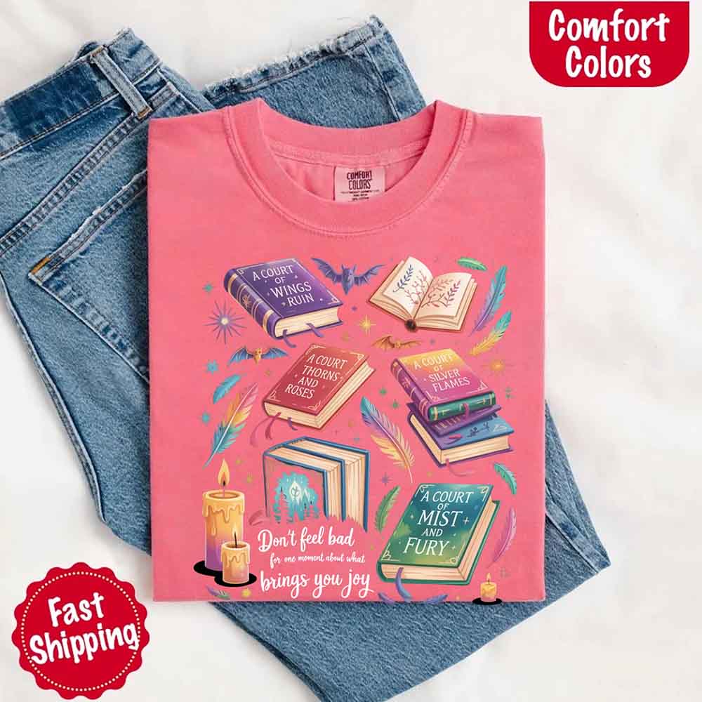Velaris Book Lover Tee – Comfort Colors Bat Boys SJM Gift Adorb Custom Tees