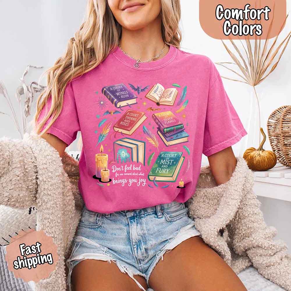 Velaris Book Lover Tee – Comfort Colors Bat Boys SJM Gift Adorb Custom Tees