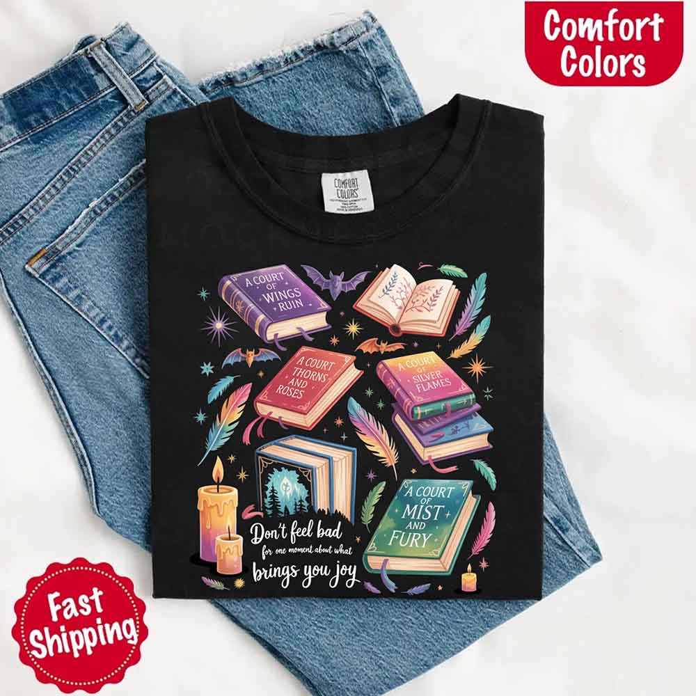 Velaris Book Lover Tee – Comfort Colors Bat Boys SJM Gift Adorb Custom Tees