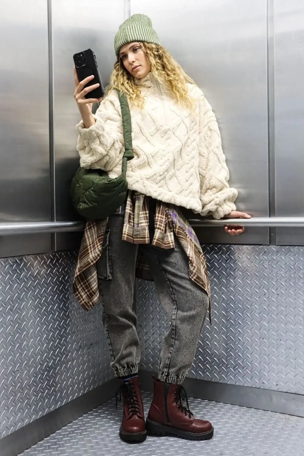 Very J cozy half zip fleece sweatshirt - Love Salve 