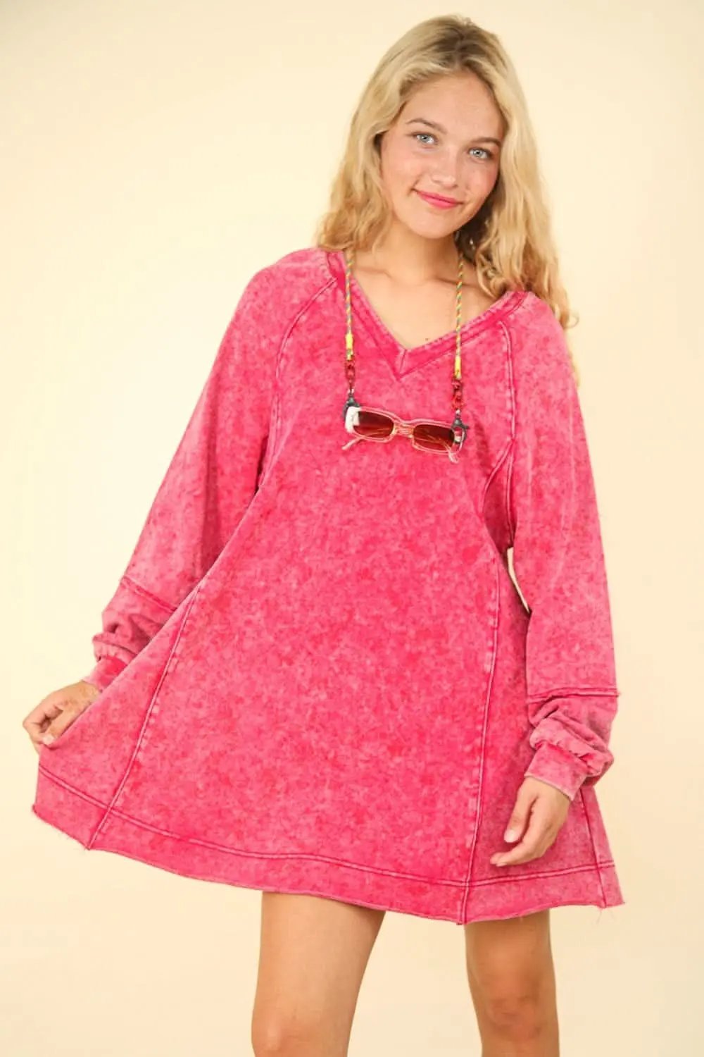 Very J oversized a-line mini dress - Love Salve 