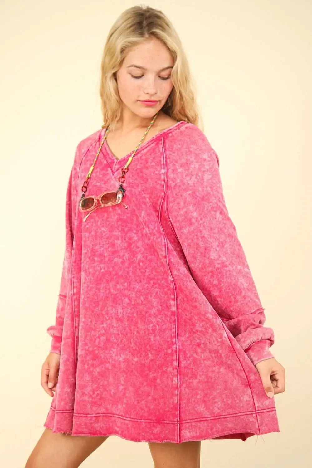 Very J oversized a-line mini dress - Love Salve 