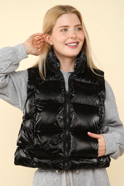 Very J shiny metallic vest - Love Salve 