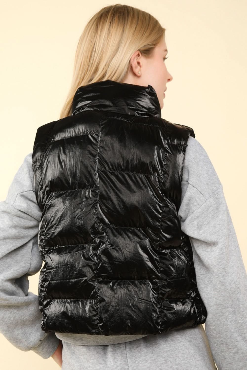 Very J shiny metallic vest - Love Salve 