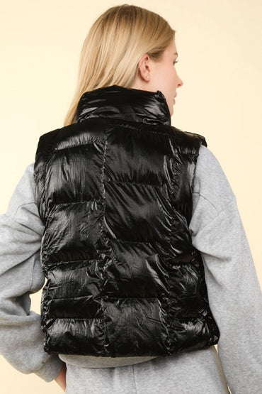 Very J shiny metallic vest - Love Salve 