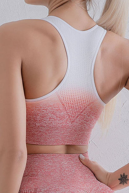 Vibrant gradient sports bra - no underwire - Love Salve 