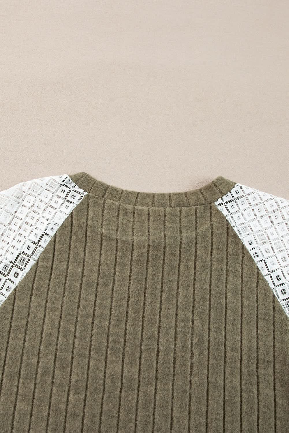 Vineyard green plus size floral blouse - Love Salve 