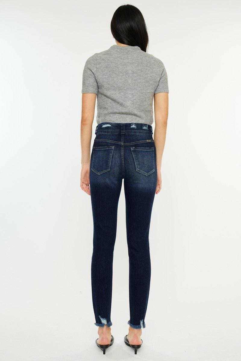 Vintage charm high waist jeans by Kancan - Love Salve 