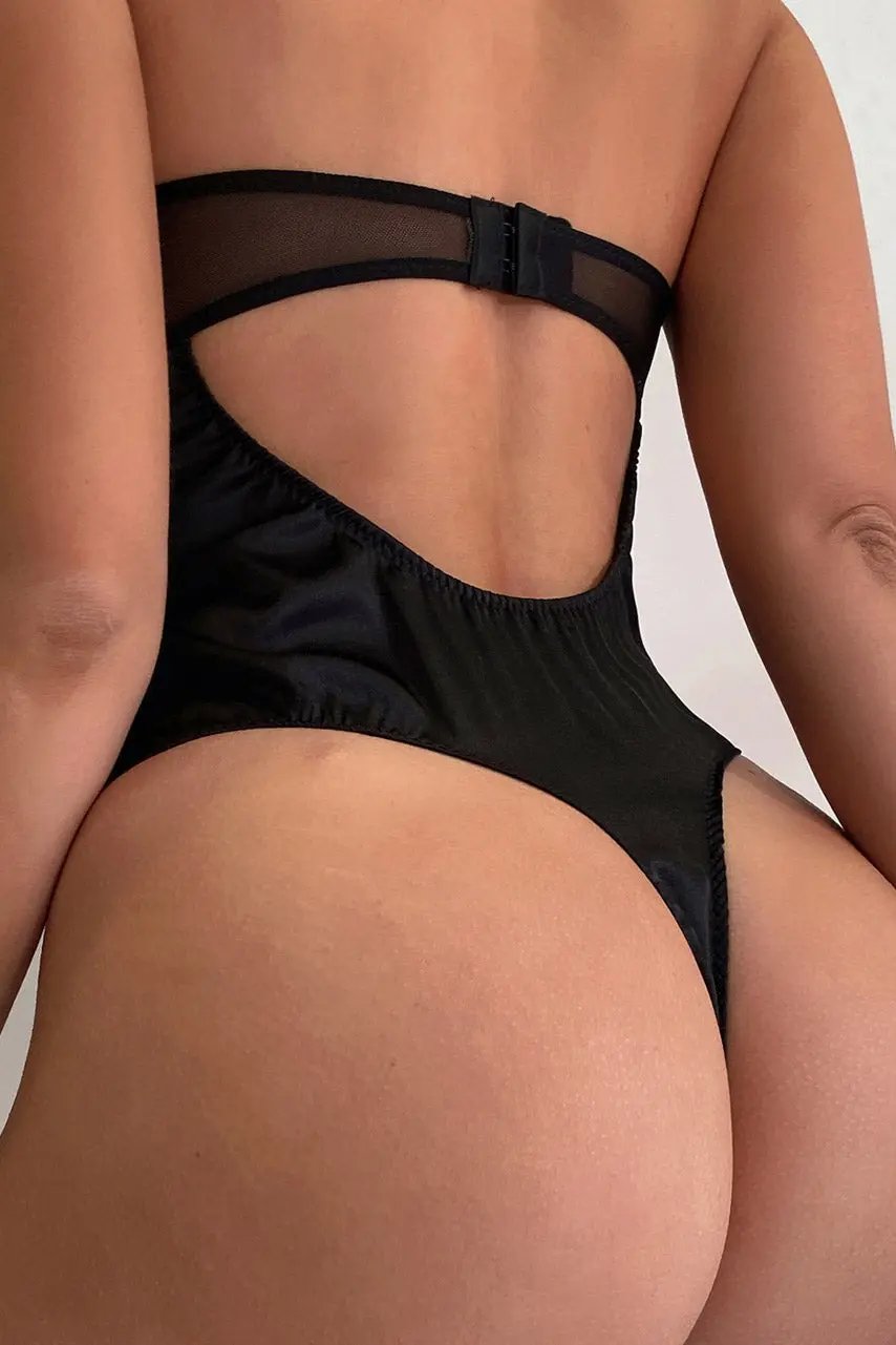 3wishes.com Apparel & Accessories > Clothing > Underwear & Socks > Lingerie - 3wishes Satin Strapless Teddy: Shop Now - Premium Quality 3wishes.com