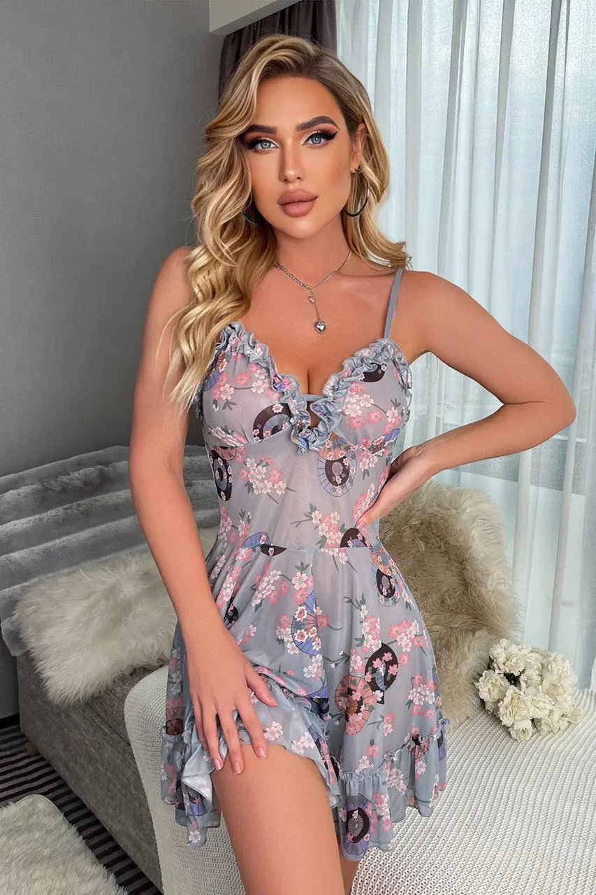 3wishes.com Apparel & Accessories > Clothing > Underwear & Socks > Lingerie - Spring Day Chemise - Premium Quality 3wishes.com