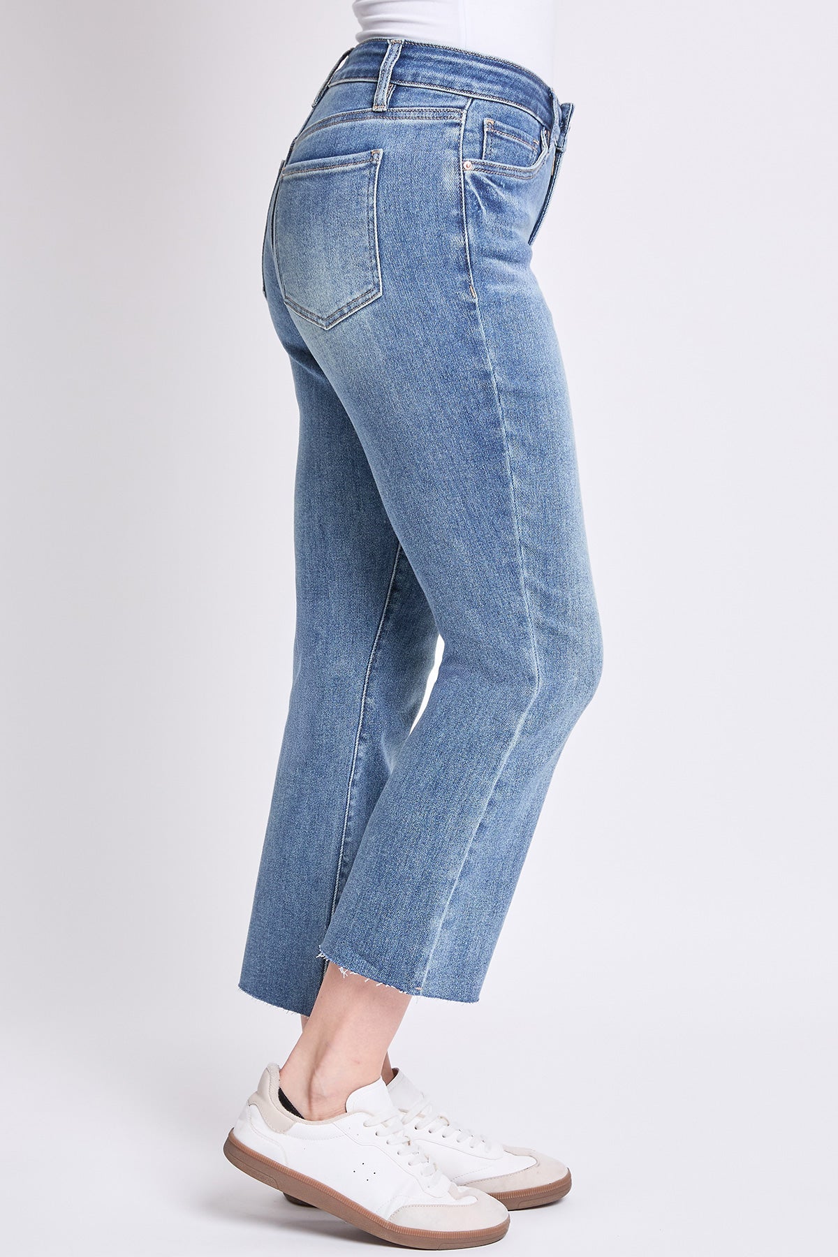 YMI JEANS Women's Premium Stretch Cropped Kick Flare - Product Details