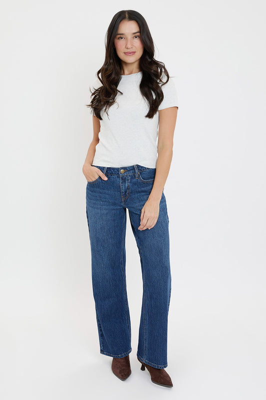 YMI JEANS Women's Bella High Rise Wide Leg Jeans - Main Product Image
