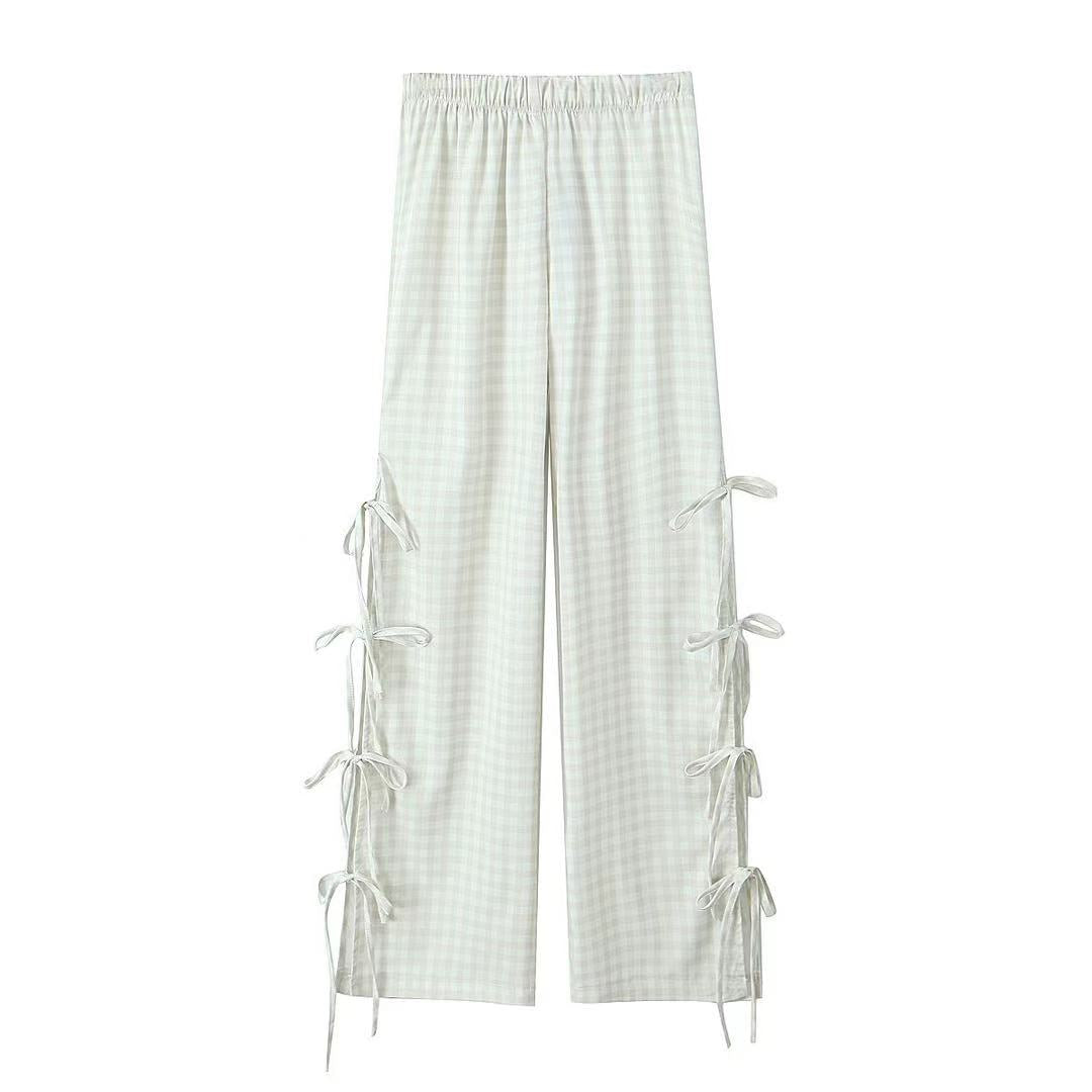 Side Tie Bow Pants Miss Sparkling