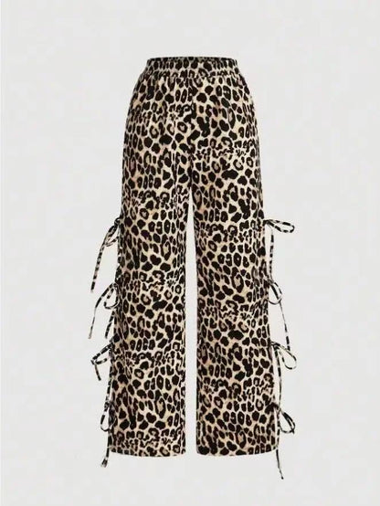 Side Tie Bow Pants