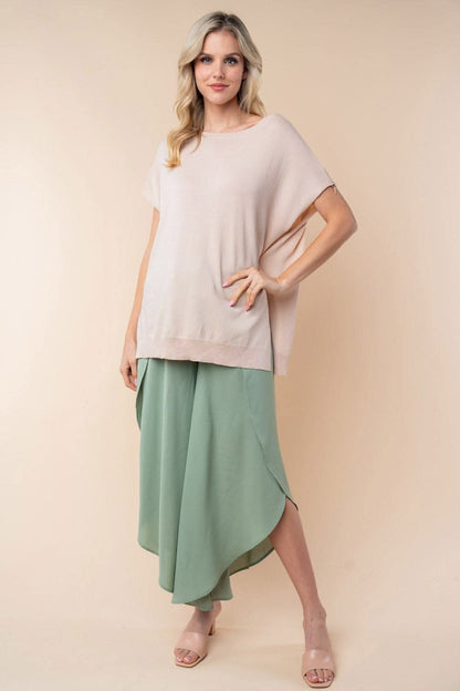 White Birch High Waisted Woven Pants - Love Salve 