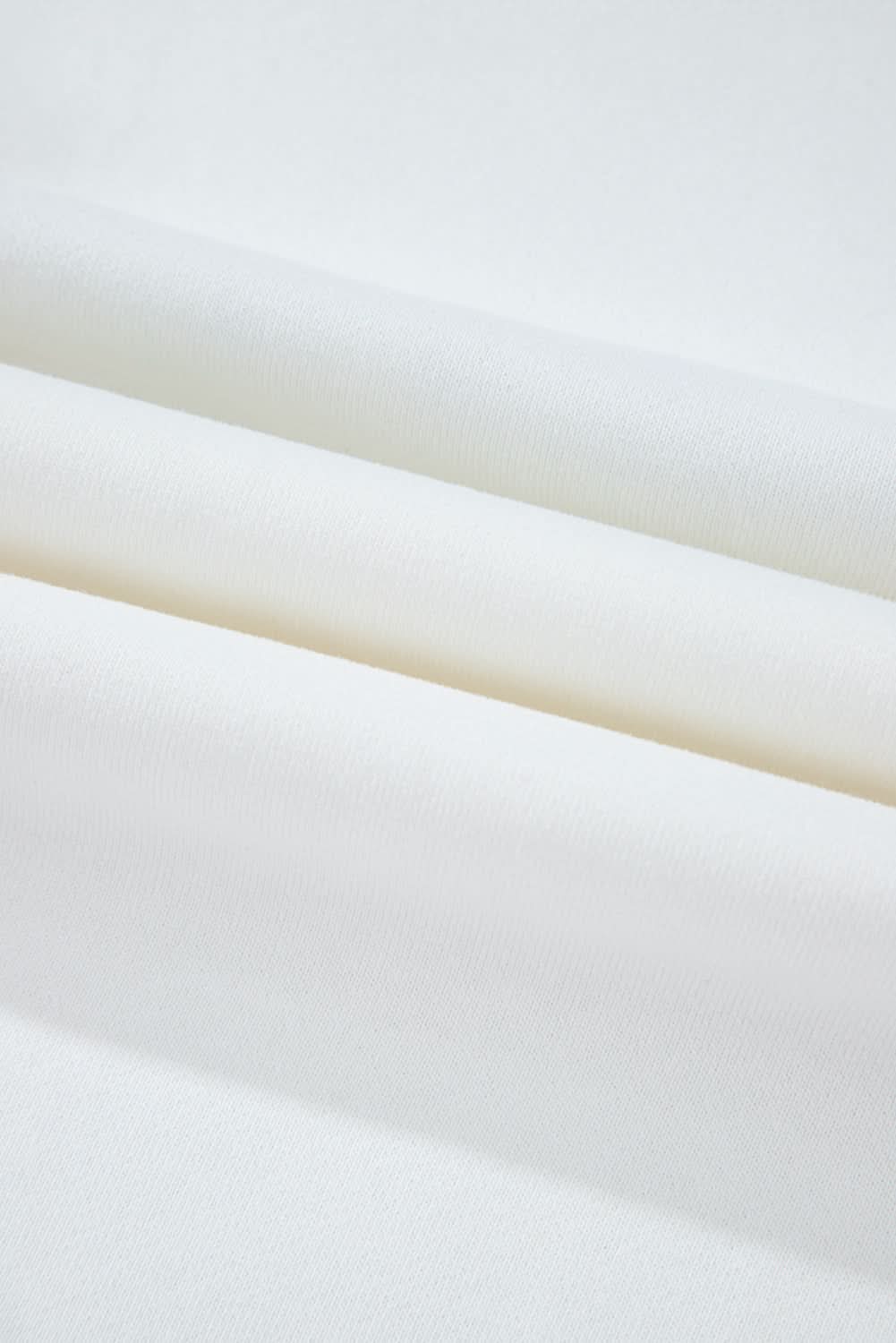 White MERRY Graphic Pullover Sweatshirt - Love Salve 