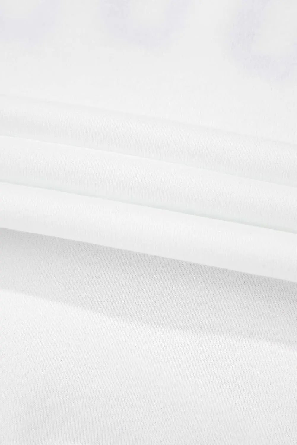 White TOUCH DOWN Football Graphic Pullover Sweatshirt - Love Salve 