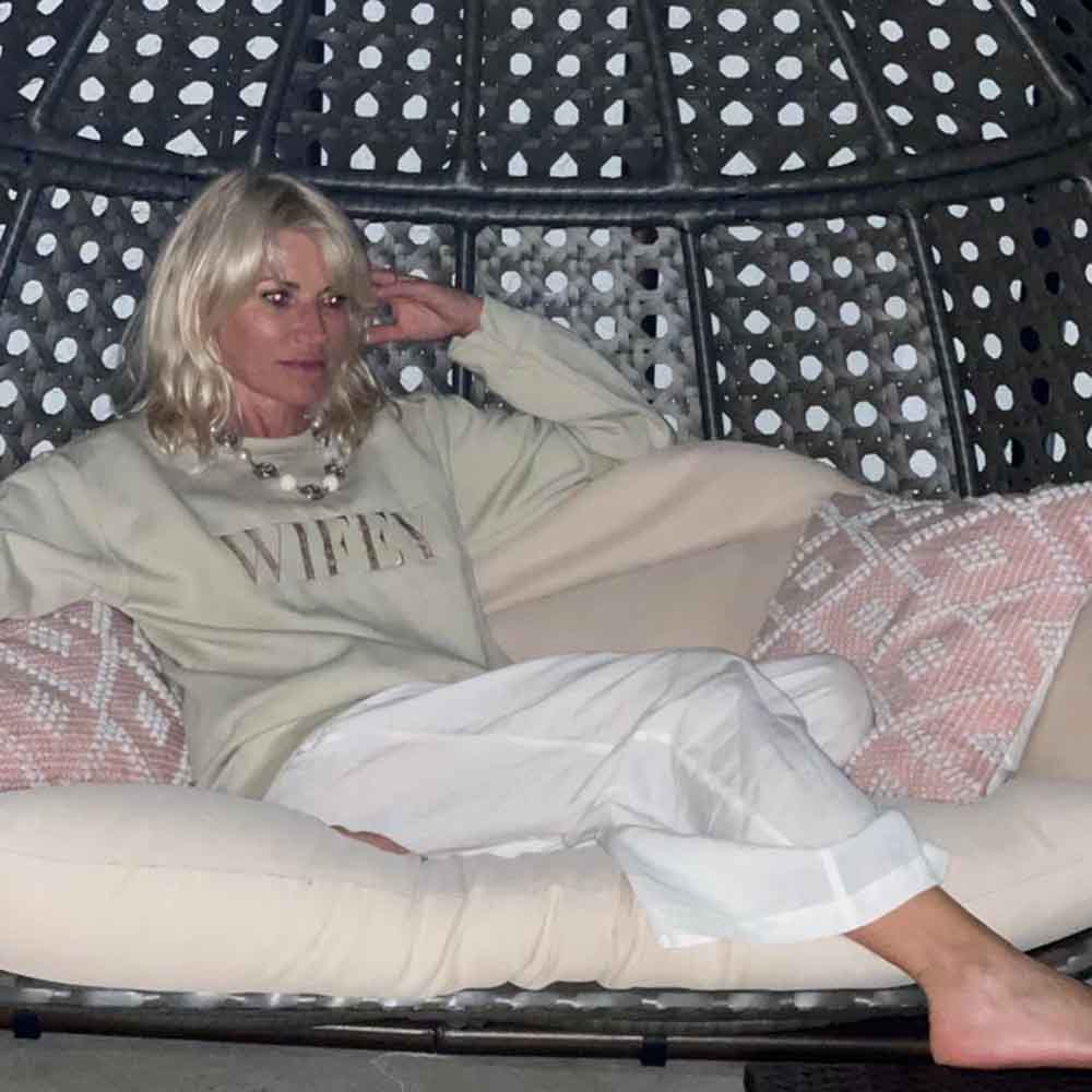 Embroidered “Wifey” Sweatshirt – Cozy Crewneck Perfect Gift for Her Adorb Custom Tees