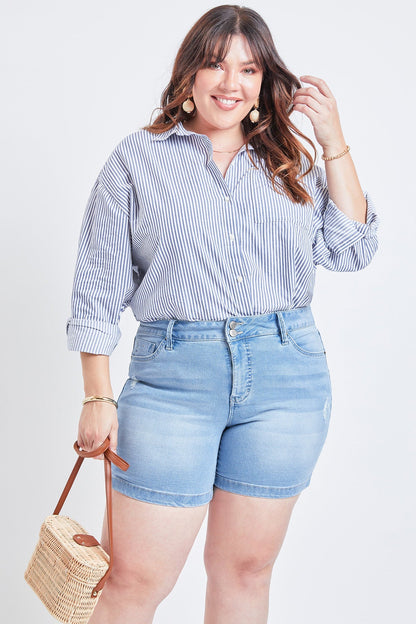 YMI Jeans: Plus Size Shorts, Side Slit