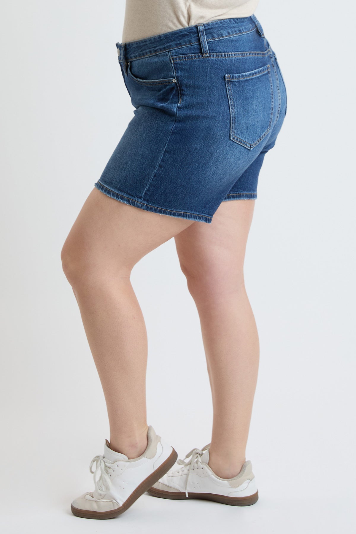 YMI JEANS Women's Plus High Rise Essential Short - Product Details