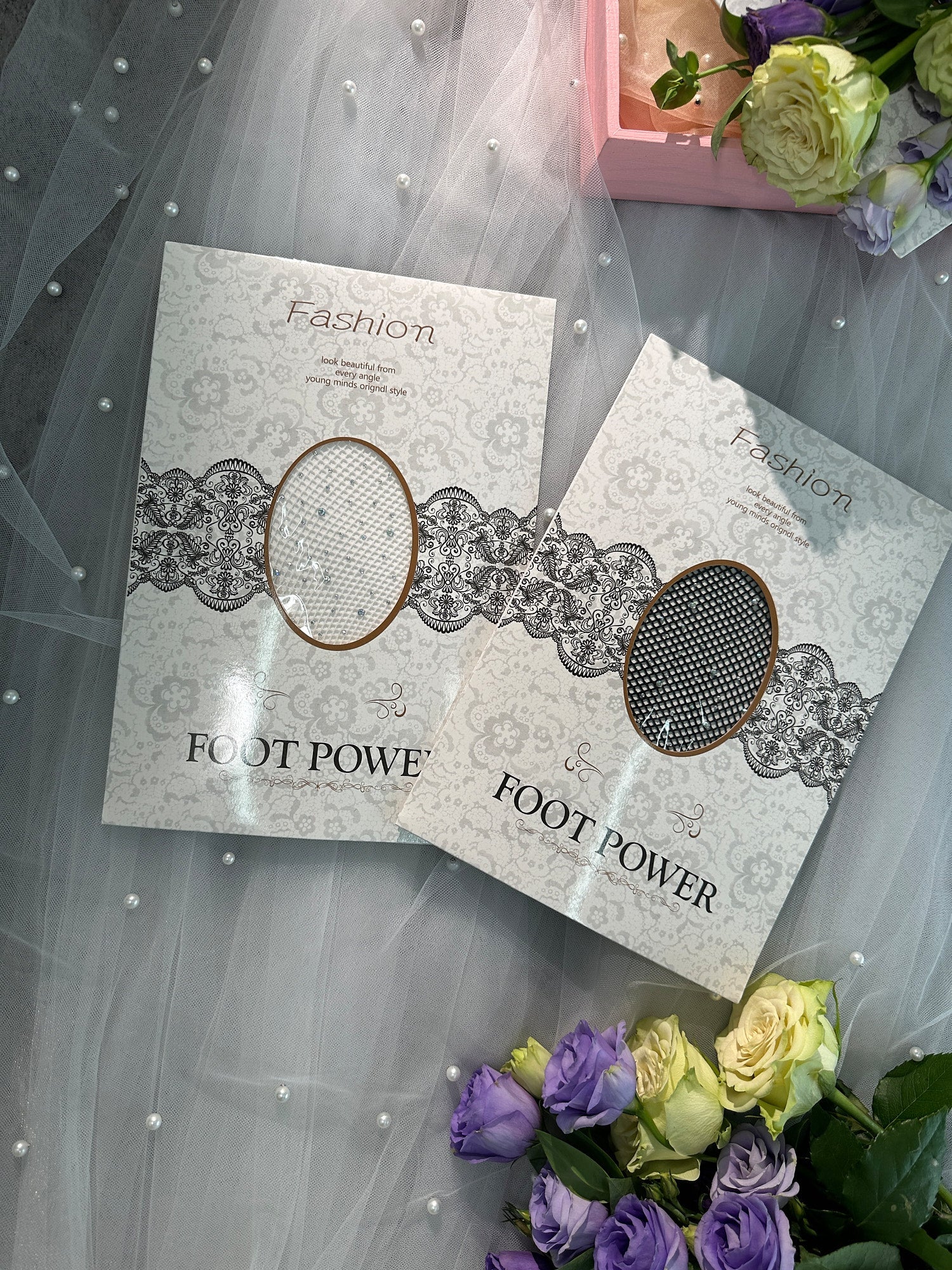 Thigh High Rhinestone Fishnet Stockings Hello.LA.Girl