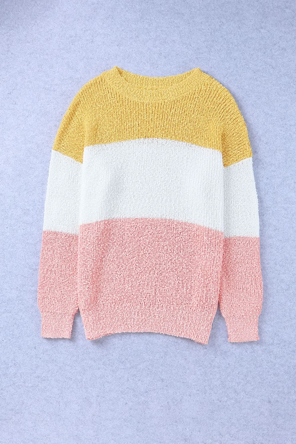 Yellow Plus Size Bubble Sleeve Sweater - Love Salve 