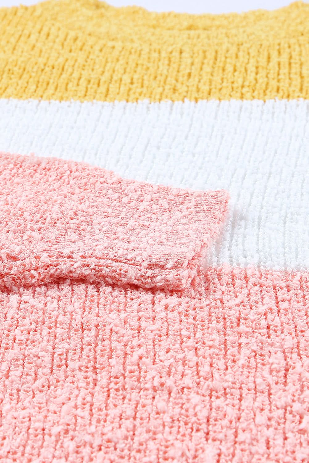 Yellow Plus Size Bubble Sleeve Sweater - Love Salve 
