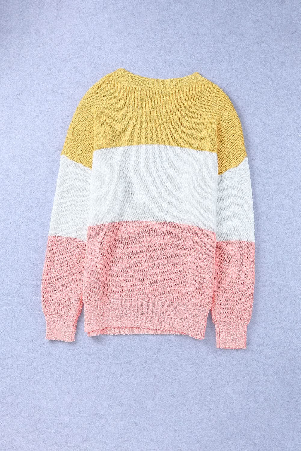 Yellow Plus Size Bubble Sleeve Sweater - Love Salve 