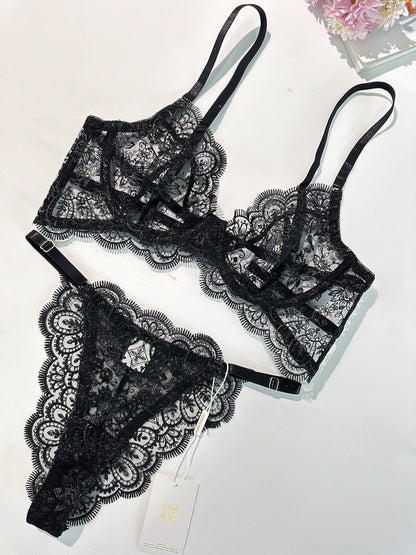 Exquisite Lace Lingerie Set for Elegant Nights