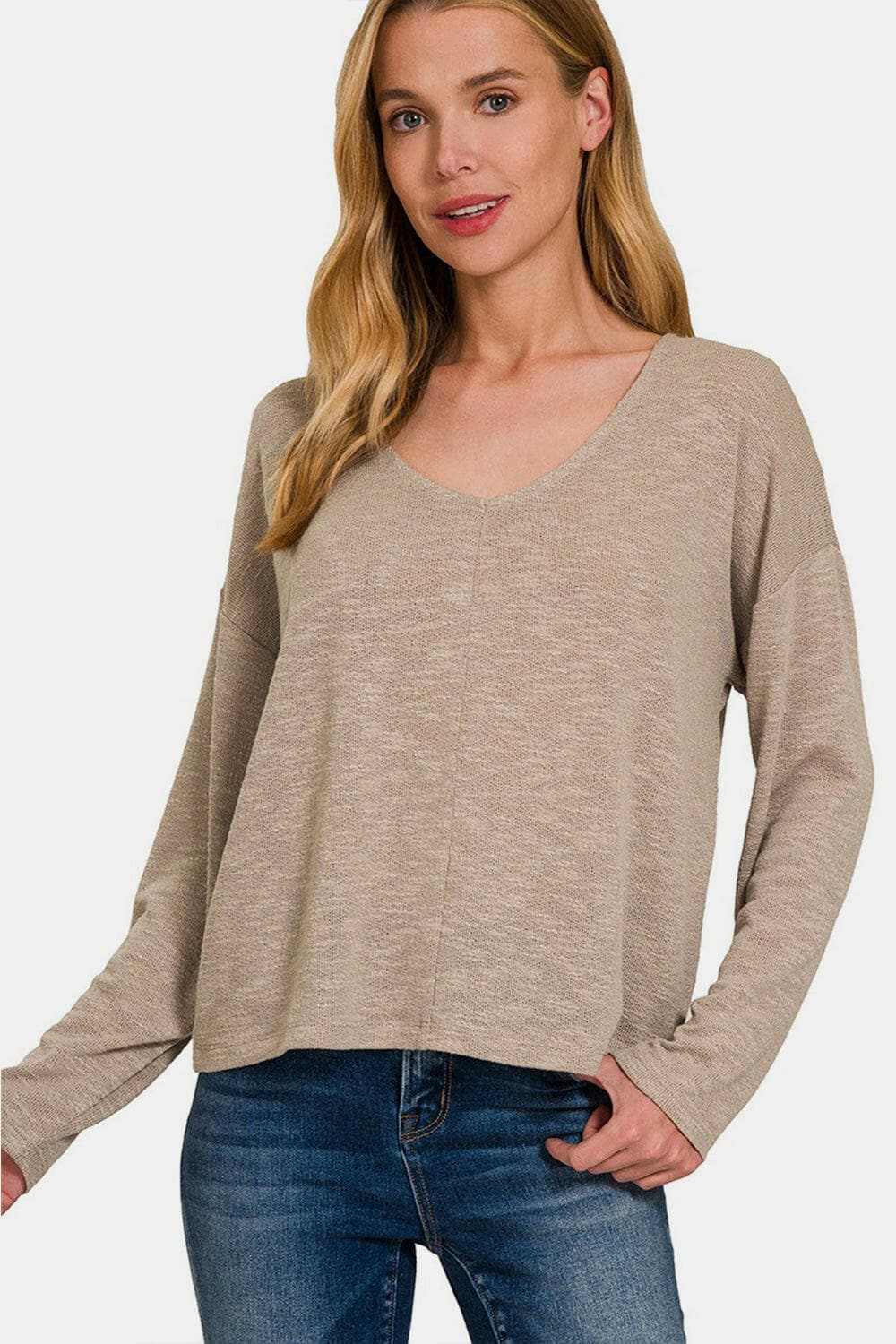 Zenana dropped shoulder tee 