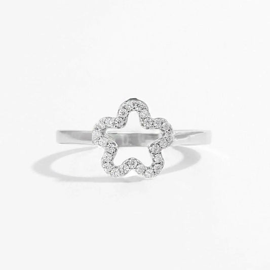Zircon sparkle sterling silver ring - Love Salve 