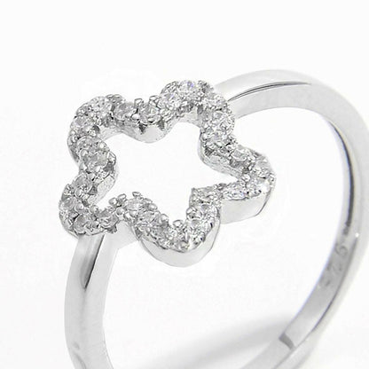Zircon sparkle sterling silver ring - Love Salve 