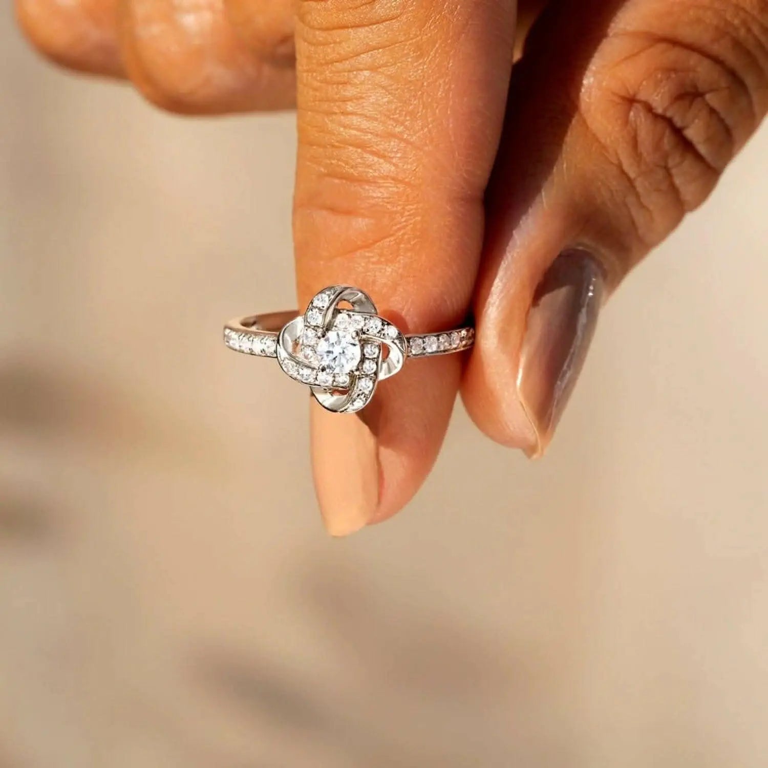 Zircon sterling silver ring - Love Salve 