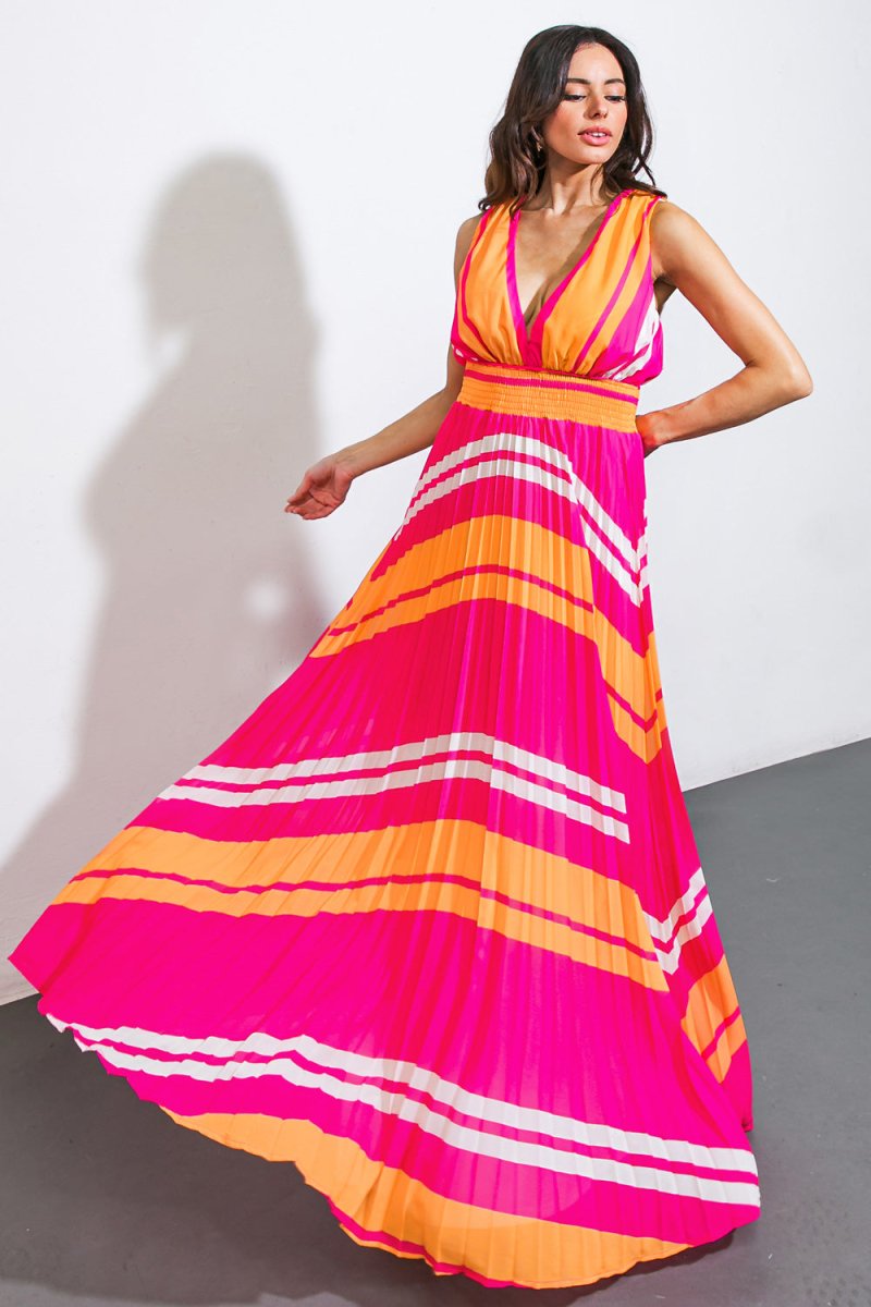 A QUICK TRIP WOVEN MAXI DRESS - Love Salve