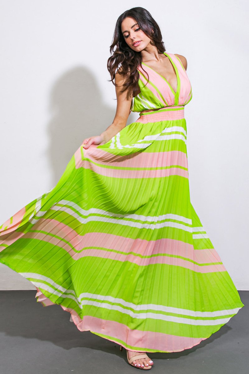 A QUICK TRIP WOVEN MAXI DRESS - Love Salve