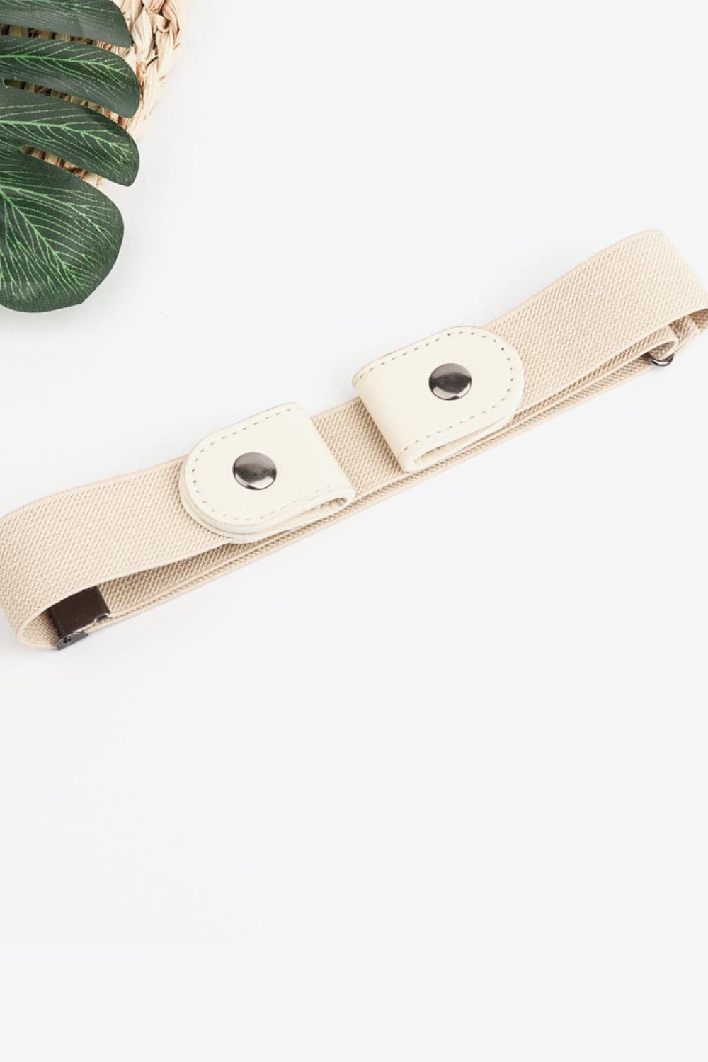 PU Elastic Snap Closure Belt.