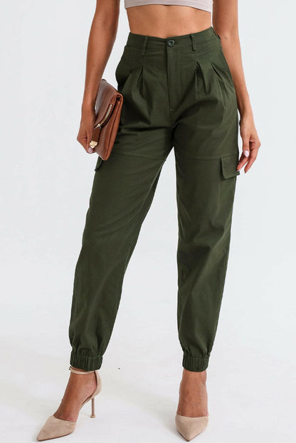 High Waist Cargo Pants.