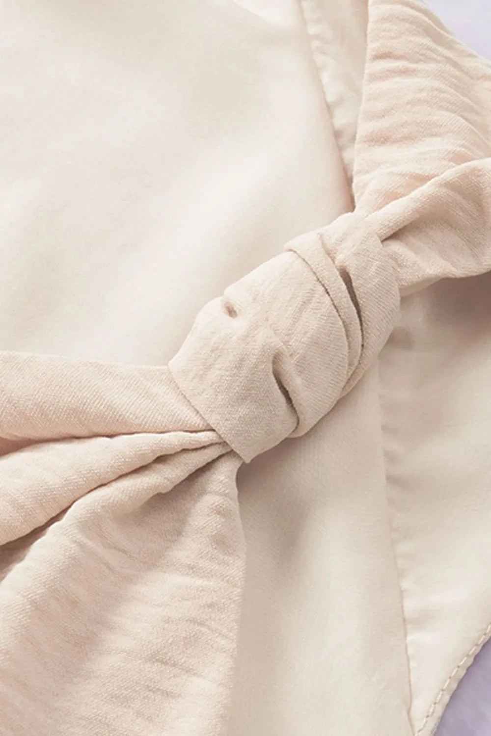 V Neck Knotted Shoulder Vest Simply Love