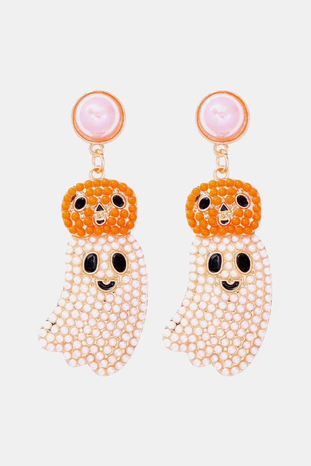 Spooky ghost dangle earrings