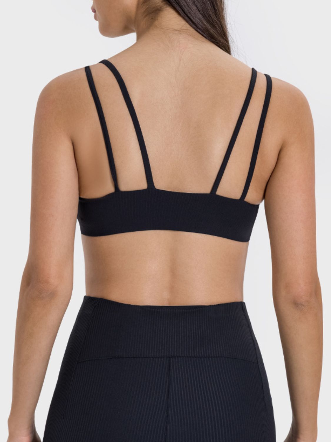 Scoop Neck Double Strap Active Cami Coco’s Tee Boutique