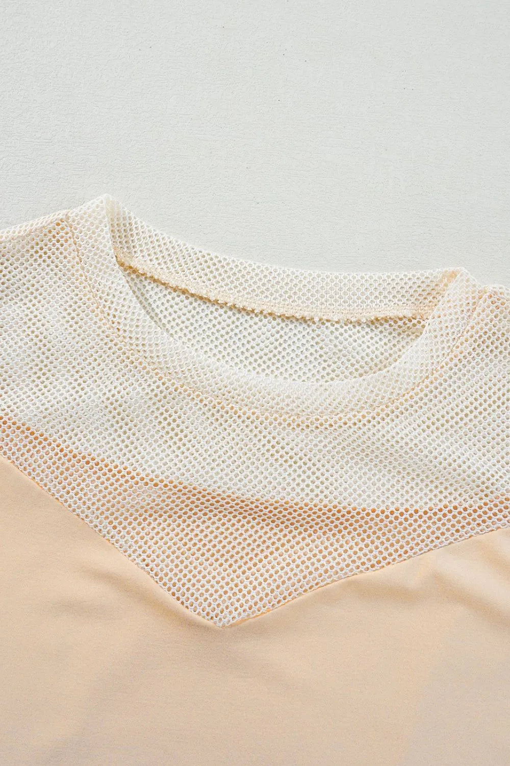 Simply Love: Mesh Tank Top - Stylish Patchwork