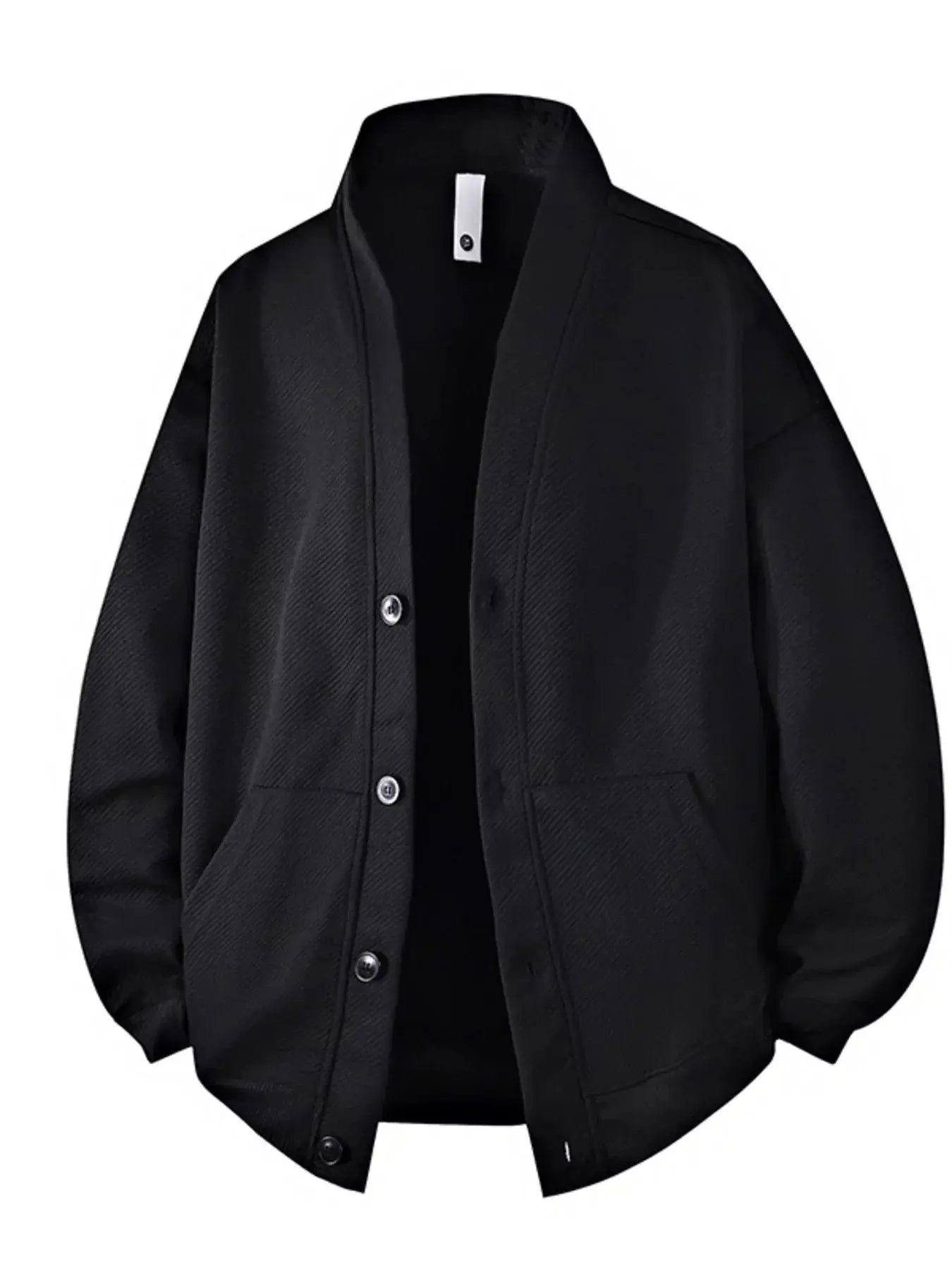 Men‘s Plus Size Textured Button-Down Casual Jacket Simply Love