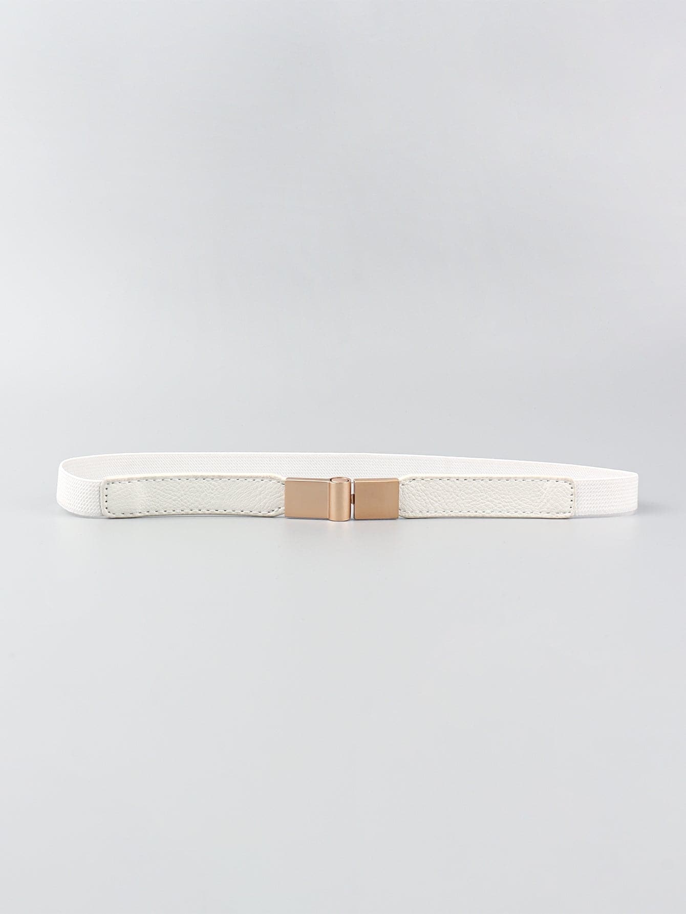 PU Elastic Skinny Belt.