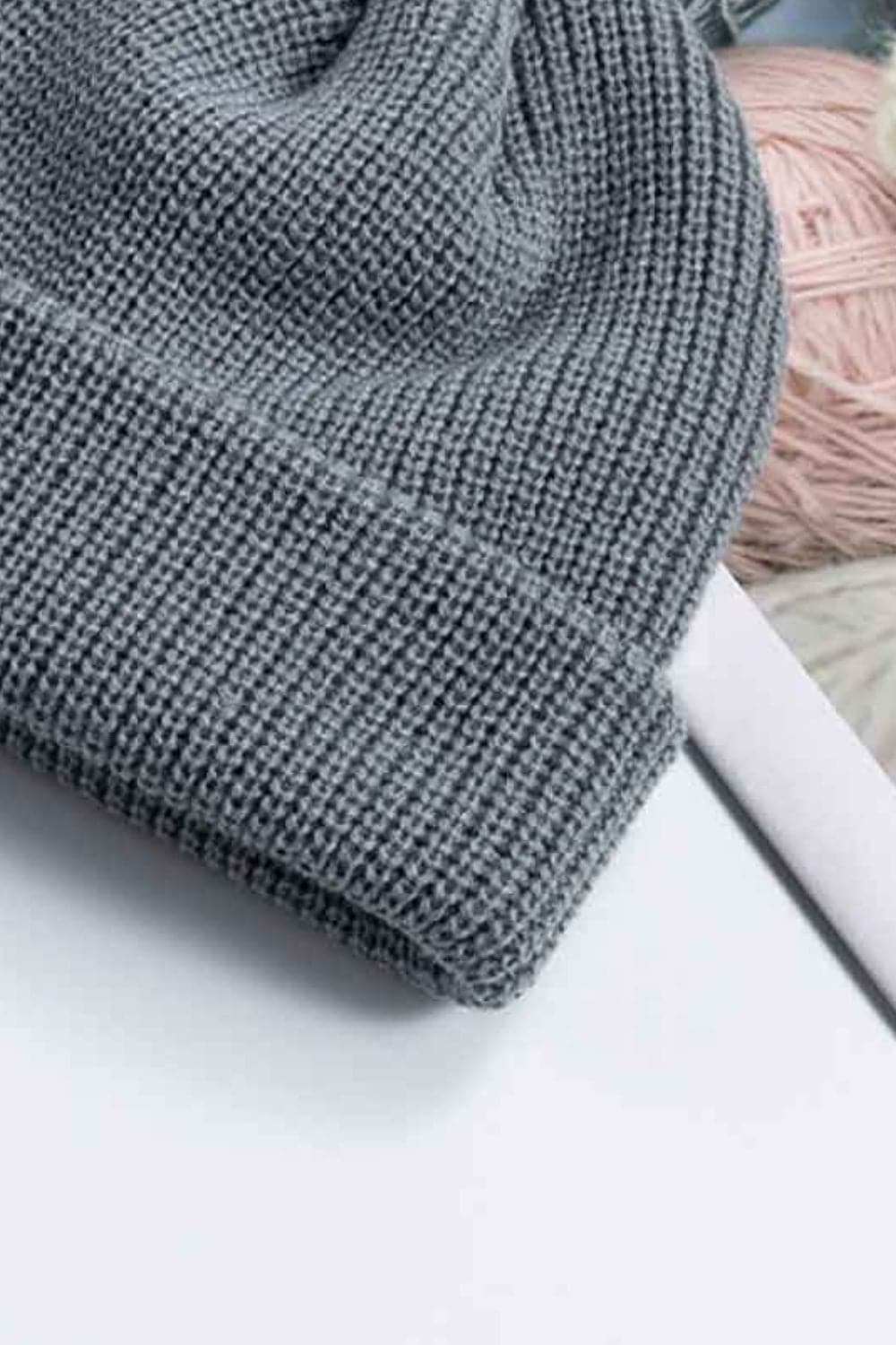 Cozy Rib-Knit Cuff Beanie.