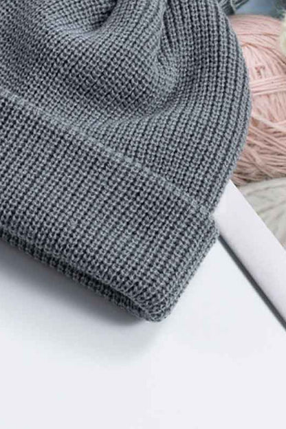 Cozy Rib-Knit Cuff Beanie.